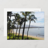 キハイマウイハワイビーチパームズ シーズンポストカード (正面/裏面)
