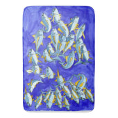 キハダマグロの幸せな学校 バスマット (正面縦)