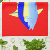 キハダマグロ キッチンタオル (折り畳み)