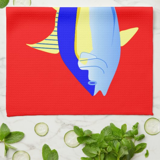 キハダマグロ キッチンタオル (折り畳み)