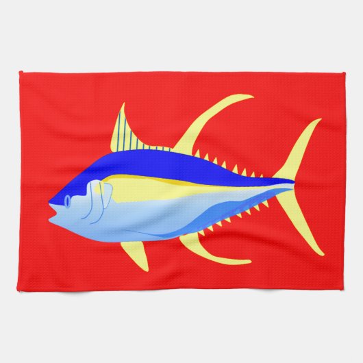 キハダマグロ キッチンタオル (横)