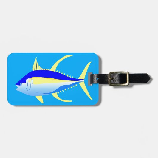 キハダマグロ ラゲッジタグ (正面横)