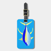 キハダマグロ ラゲッジタグ (正面縦)