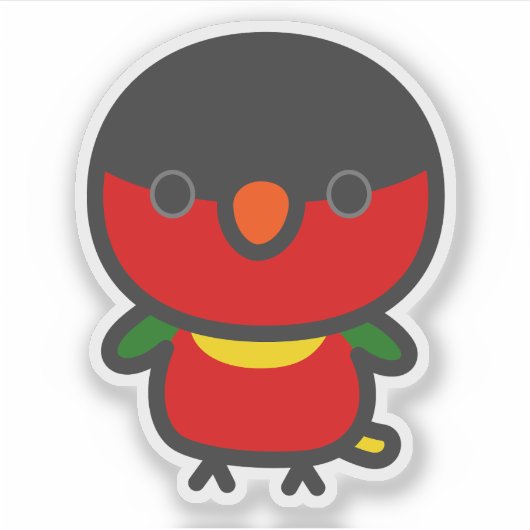 キバタン シール (正面)
