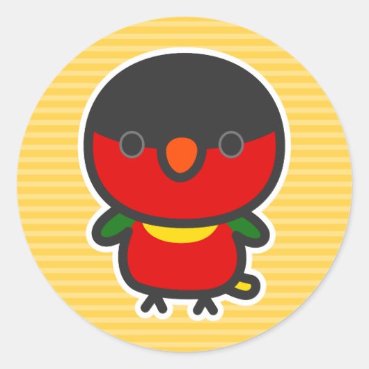 キバタン ラウンドシール (正面)