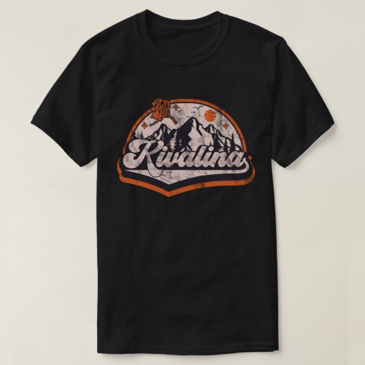 キバリナ、アラスカ州 Tシャツ (デザイン正面)