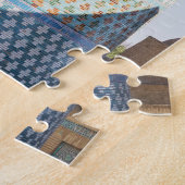 キバ、ウズベキスタン、アジア-未完成のカルタマイナー ジグソーパズル (側面)