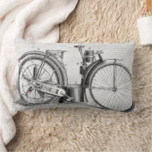 キビのオートバイ1895年 ランバークッション (ブランケット)