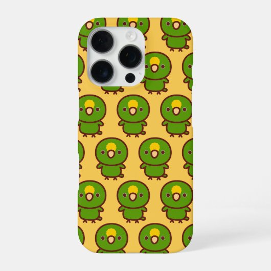 キビタイボウシインコ iPhoneケース (裏面)