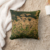 キビ(Panicum Sp.) 湿地で育つ クッション (ブランケット)