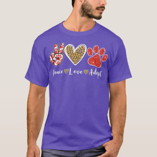 キピースラブレスキュー犬の猫好き衣装 Tシャツ