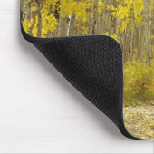キブラー2の秋の色と《植物》アスペンの道 マウスパッド (コーナー)