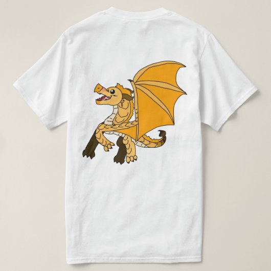 キブリ ウィングス・オブ・ファイア Tシャツ (デザイン裏面)