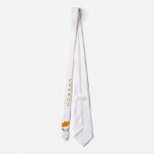 キプカスタマイズロス国旗のタイ ネクタイ (裏面)