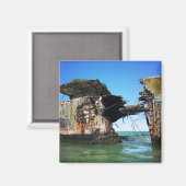 キプトペケのコンクリート船 マグネット (正面/裏面)