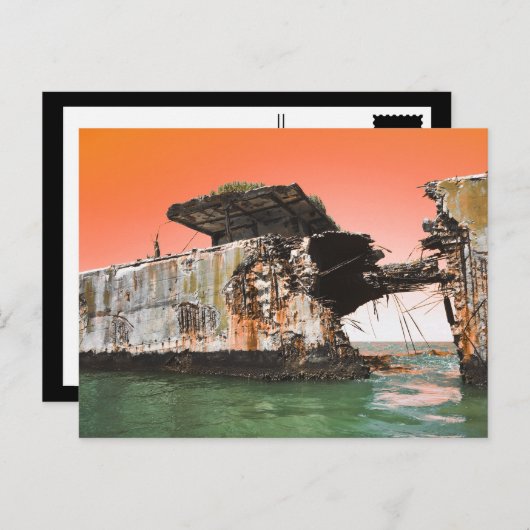 キプトペケコンクリート船夢見 ポストカード (正面/裏面)