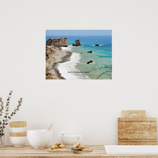 キプロスのアフロディーテの岩 ポスター (キッチン)