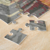 キプロスのバック通りズ旅行ポスタースタイルアート ジグソーパズル (側面)