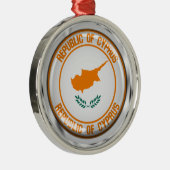 キプロスの円形の紋章 メタルオーナメント (右)