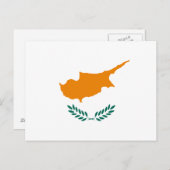 キプロスの国旗ポストカード ポストカード (正面/裏面)