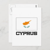 キプロスの国旗 ポストカード (正面/裏面)