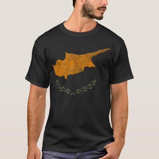キプロスの国旗 Tシャツ (正面)