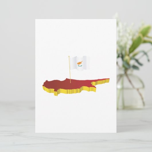 キプロスの地図 招待状 (スタンド正面)