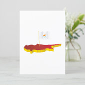 キプロスの地図 招待状