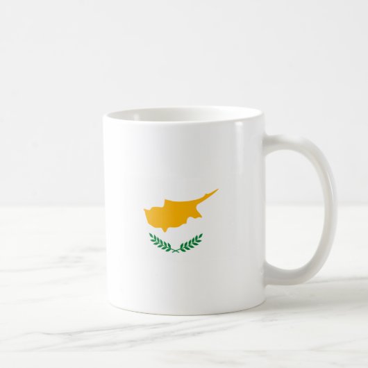 キプロスの旗のマグ コーヒーマグカップ (右)