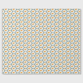 キプロスの旗の蜜蜂の巣の包装紙 ラッピングペーパー (フラット)