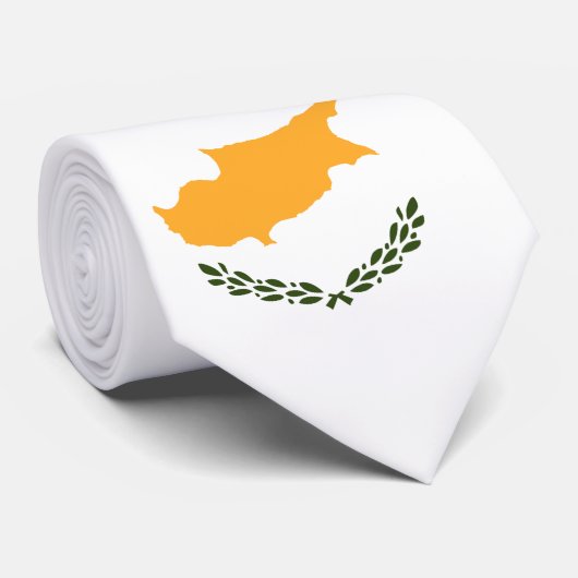 キプロスの旗 ネクタイ (ロール)