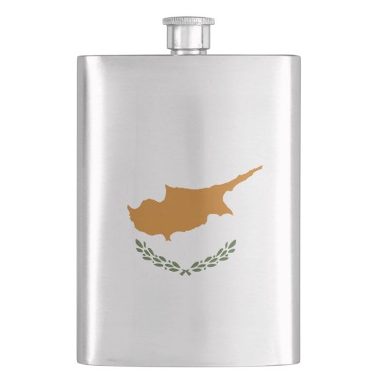 キプロスの旗 フラスク (正面)