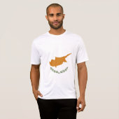 キプロスの旗 Tシャツ (正面フル)