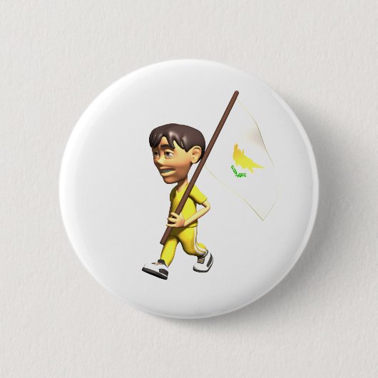 キプロスの男の子 缶バッジ (正面)