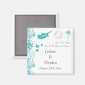 キプロスの結婚式は日付を保存 マグネット (正面/裏面)