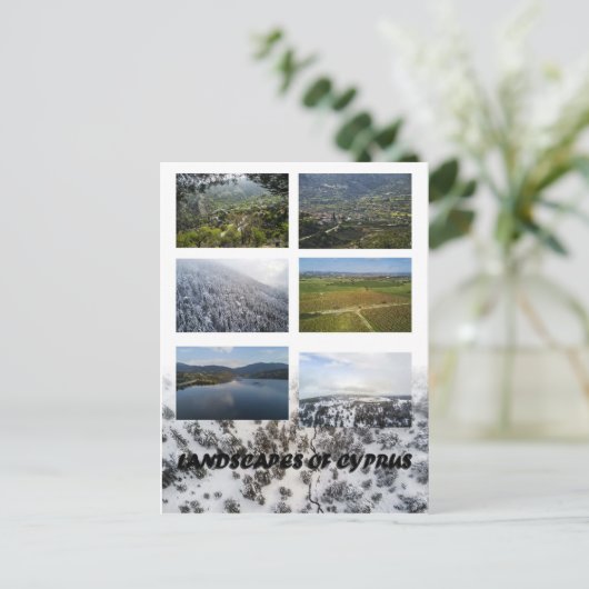 キプロスの風景 ポストカード (スタンド正面)