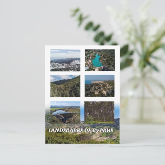 キプロスの風景 ポストカード (スタンド正面)