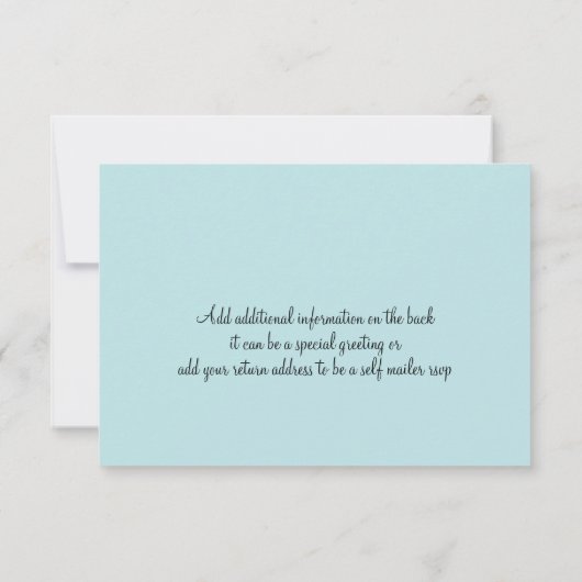 キプロスへのRSVPの搭乗券 出欠カード (裏面)