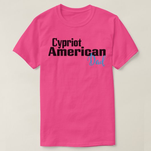 キプロスアメリカンパパ Tシャツ (デザイン正面)