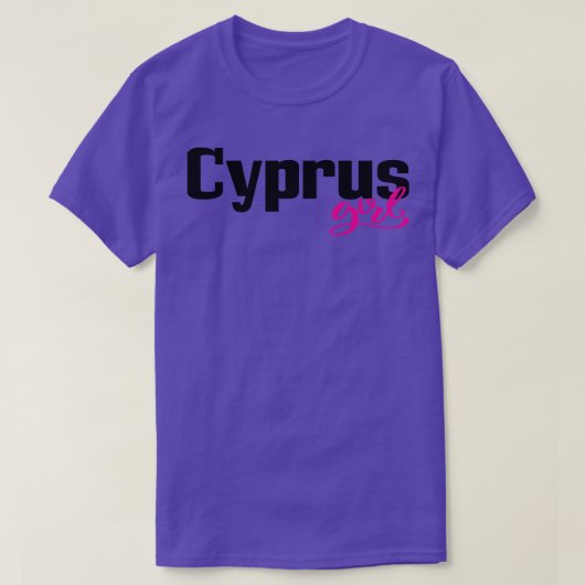 キプロスガール Tシャツ (デザイン正面)
