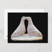 キプロスキスをするミュージアムのハトの小像 ポストカード (正面/裏面)