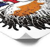 キプロスキプロス英国統一されたイギリスイギリス ポスター (角)