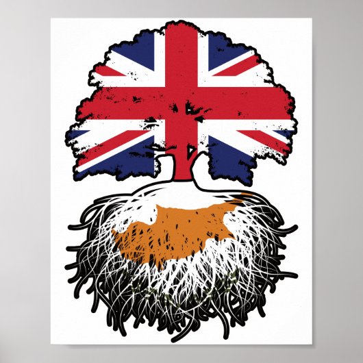 キプロスキプロス英国統一されたイギリスイギリス ポスター (正面)