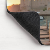 キプロスキレニアウォーターカラースケッチとヨット | マウスパッド (コーナー)