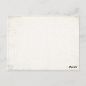 キプロスクール国旗のプリント ポストカード (裏面)