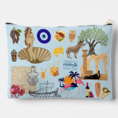 キプロスシンボル旅行愛好家 アクセサリーポーチ (裏面)