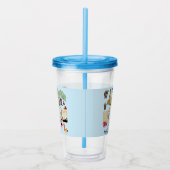 キプロスシンボル旅行愛好家 アクリルタンブラー (右)