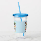 キプロスシンボル旅行愛好家 アクリルタンブラー (左)