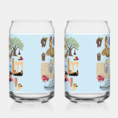 キプロスシンボル旅行愛好家 ガラス缶 (右)