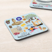 キプロスシンボル旅行愛好家 コースター (左側)